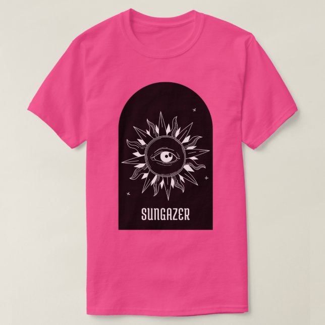 Sungazer sol med öga t shirt (Design framsida)