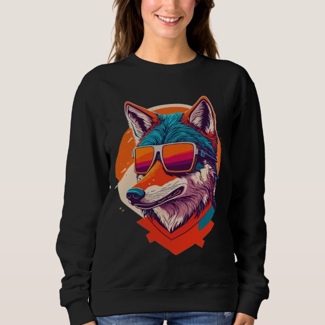 SUNGLAS FÖR VARGENS VARNING. T SHIRT (Framsida)