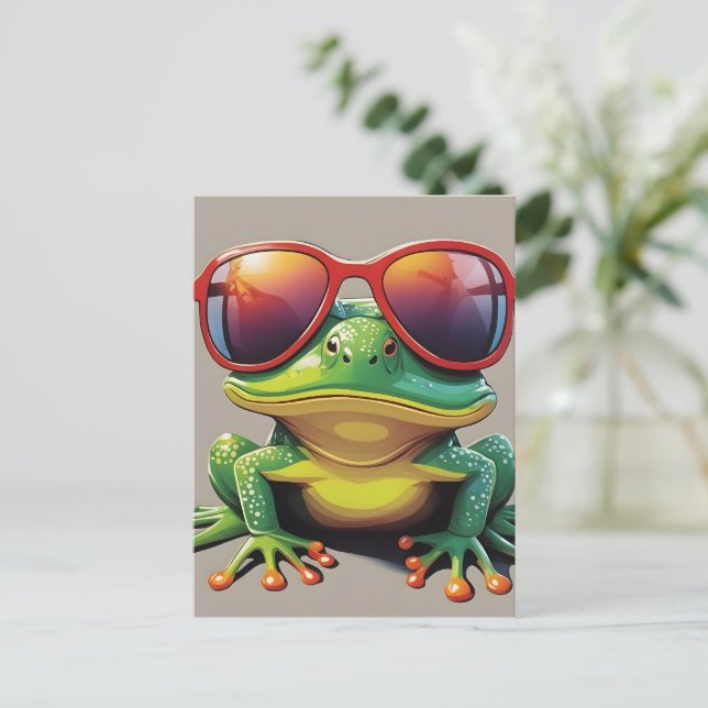 Sunglass av lusern vykort (Stående Fram)