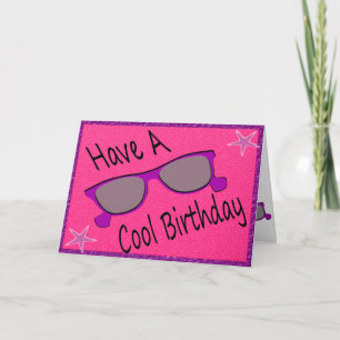 Sunglass Birthday Kort