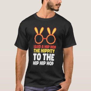 Sunglass Bunny Hip hop Hippity Påsk-gåvor T Shirt