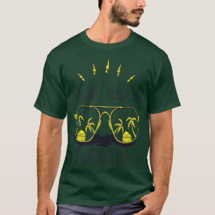 Sunglass Florida Handflatan Beach Handflatan träd T Shirt