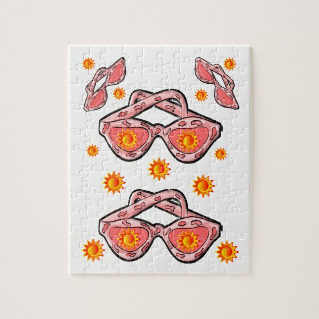 Sunglass Jigszle Puzzle Pussel (Vertikal)
