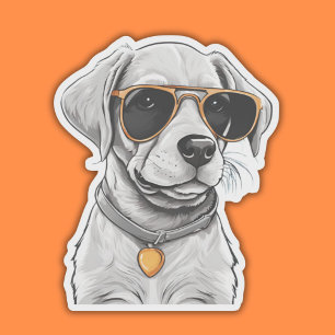Sunglass Watersecure Hund Klistermärken