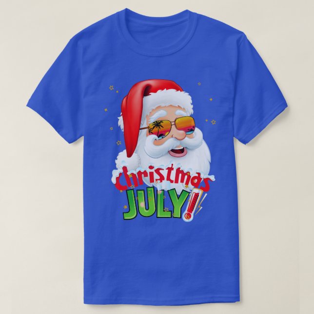 Sunglass X: Jul i juli T Shirt (Design framsida)