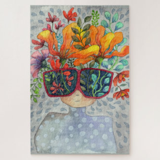 Sunglasses Creatiativitet Jigszawa Puzzle Pussel