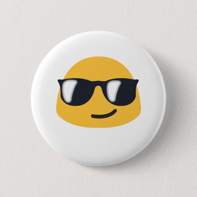 Sunglasses Emoji Knapp (Framsida)