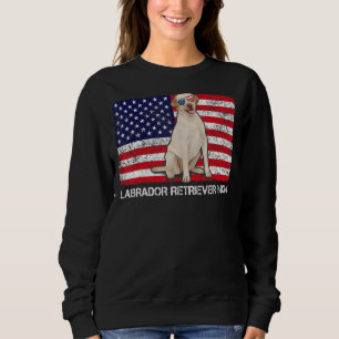 Sunglasses Labrador Retriever Mamma Flagga America T Shirt