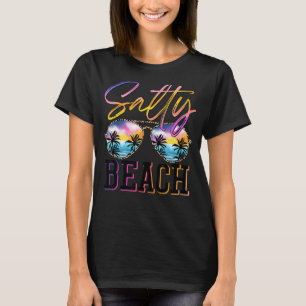 Sunglasses Salty Beach Hawaii Beach Hej Summer V T Shirt