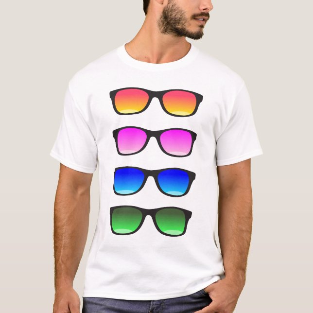 Sunglasses Tee Shirt (Framsida)