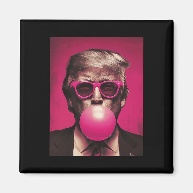 Sungles Trump Bubble Gum Magnet (Framsidan)