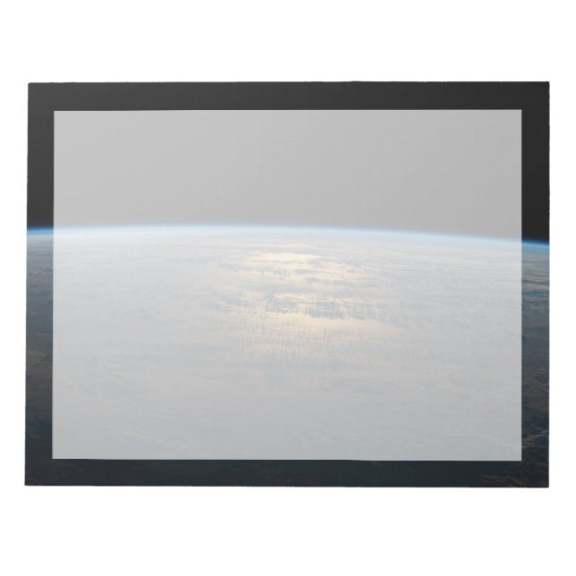 Sunglint Beams från en delvis grumlig södra Stilla Anteckningsblock (Framsida)