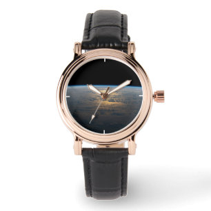 Sunglint Beams från en delvis grumlig södra Stilla Armbandsur