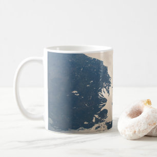 Sunglint Beams Off Sjö Michigan Kaffemugg