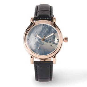 Sunglint på jordens Vatten. Armbandsur