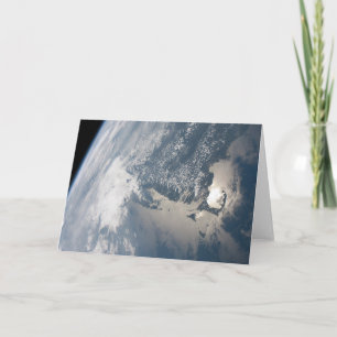 Sunglint på jordens Vatten. Kort