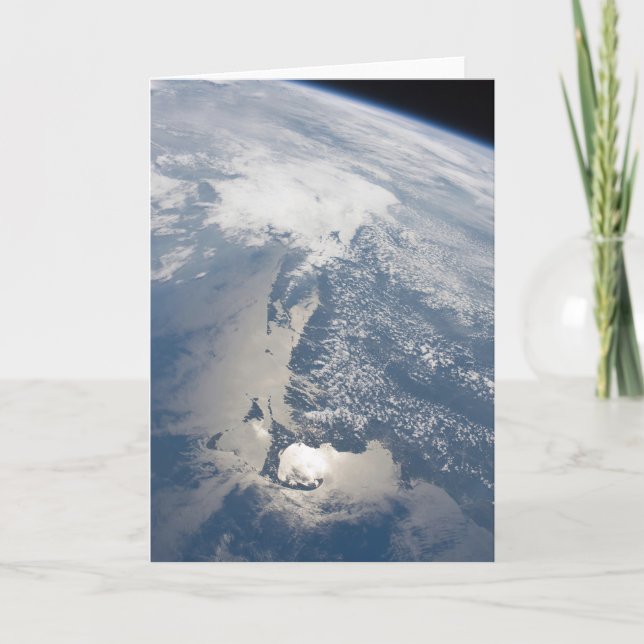 Sunglint på Massachusetts Kusten. Kort (Framsida)
