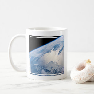 Sunglint utanför St. Lawrence Bukt i Kanada. Kaffemugg