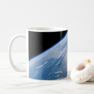 Sunglint utanför St. Lawrence Bukt i Kanada. Kaffemugg