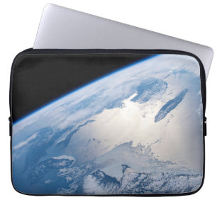 Sunglint utanför St. Lawrence Bukt i Kanada. Laptop Fodral