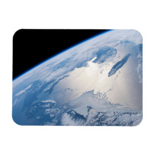 Sunglint utanför St. Lawrence Bukt i Kanada. Magnet