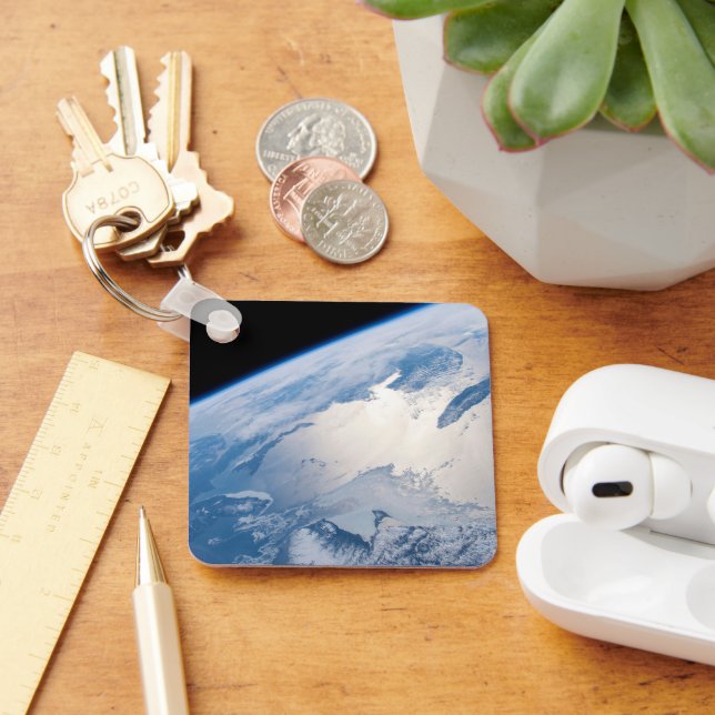 Sunglint utanför St. Lawrence Bukt i Kanada. Nyckelring (Skrivbord)