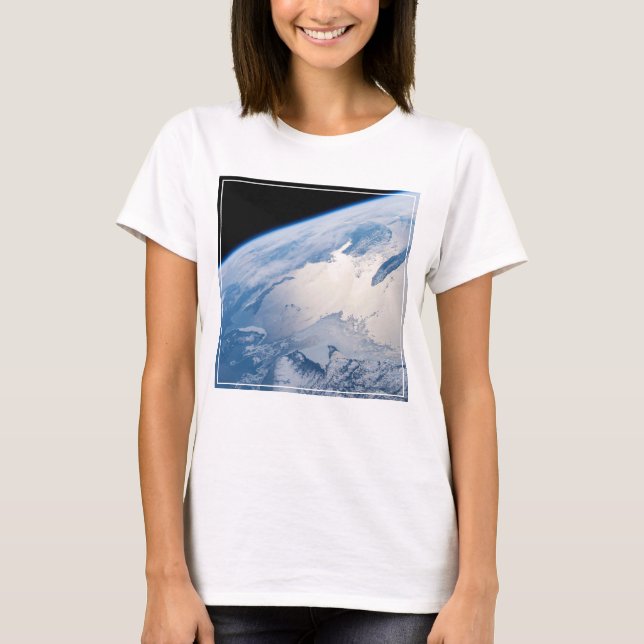 Sunglint utanför St. Lawrence Bukt i Kanada. T Shirt (Framsida)