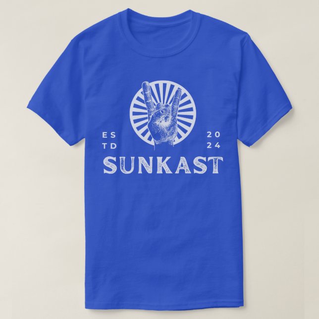 SunKast White T Shirt (Design framsida)