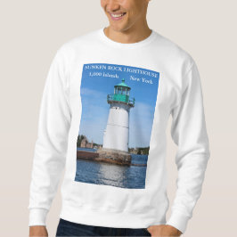 Sunken Rock Lighthouse, New York Långärmad Tröja