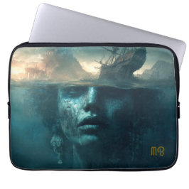 Sunken Secrets Mythic Ocean Depths Art Laptop Fodral