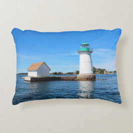 Sunken Sten fyr, New York Accent Pillow Prydnadskudde