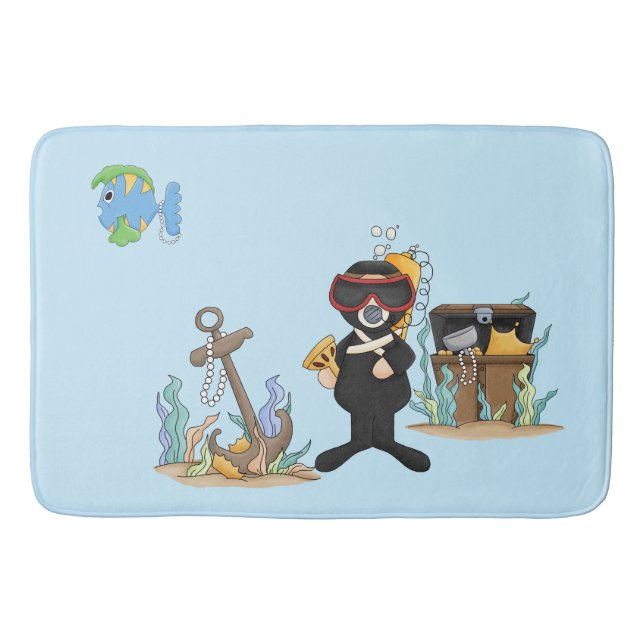 Sunken Treasure Chest Barn Bath Mat Badrumsmatta (Framsidan)