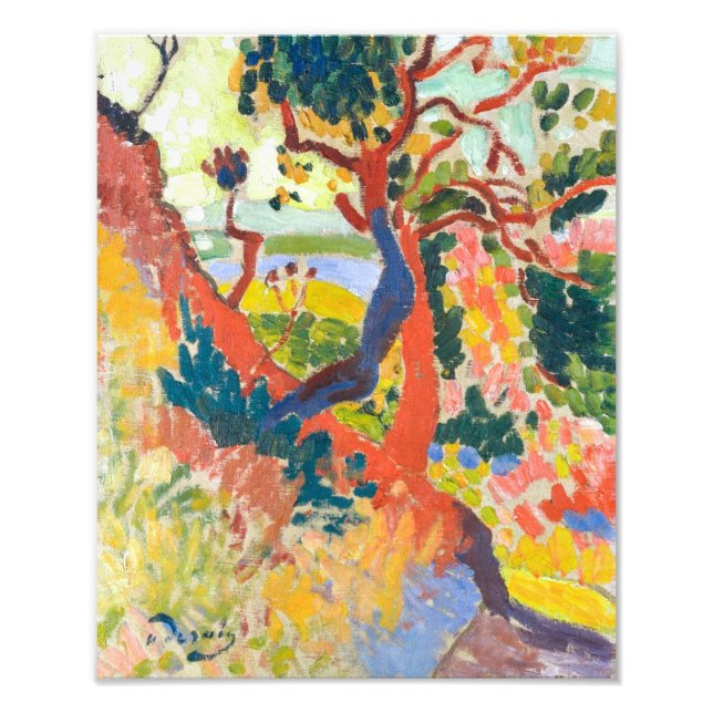 Sunken Väg, L'Estaque | Andre Derain | Fototryck (Framsidan)
