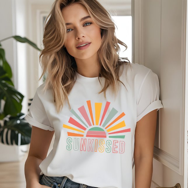Sunkissed Retro Sol Sommarbuss Helgdag T Shirt (Skapare uppladdad)