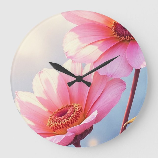 Sunkissed Salmon Stor Klocka (Framsida)