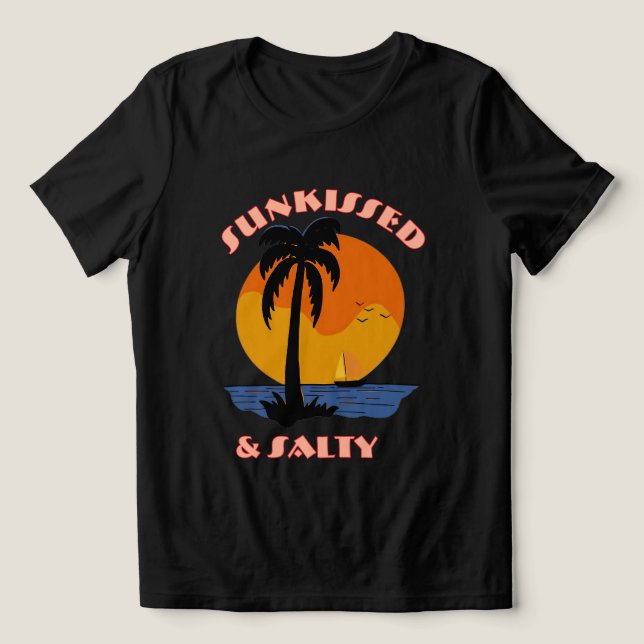 Sunkissed & Salty T-Shirt (Design Framsida)