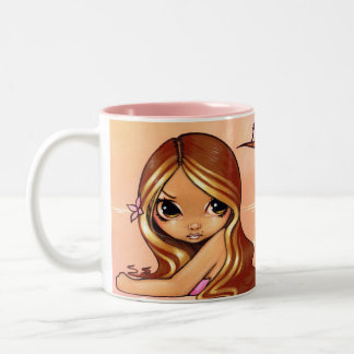 "Sunkissed sjöjungfru" mugg