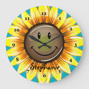 Sunkissed som ler solrosen stor klocka