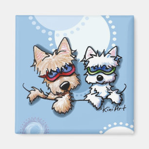 Sunkissed Terriersmagnet Magnet