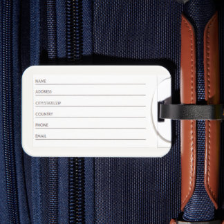 Sunland Empire Mellitological Reserve Luggage Tag Bagagebricka
