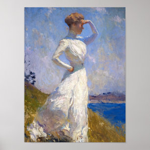 Sunlight, 1909 av Frank Weston Benson Poster