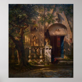 Sunlight and Shadow av Albert Bierstadt Poster