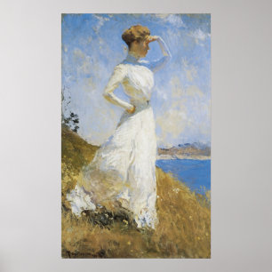 Sunlight, av Frank Weston Benson Poster
