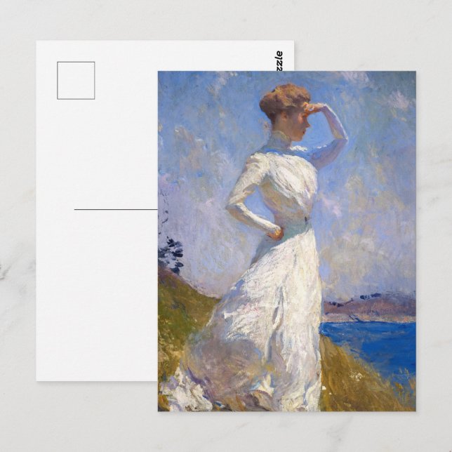 Sunlight av Frank Weston Benson Vykort (Fram/baksida)