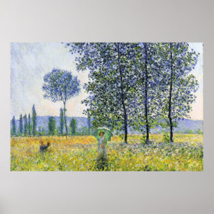 Sunlight Effect under Poplars Claude Monet Poster