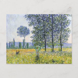 Sunlight Effect under Poplars Claude Monet Vykort
