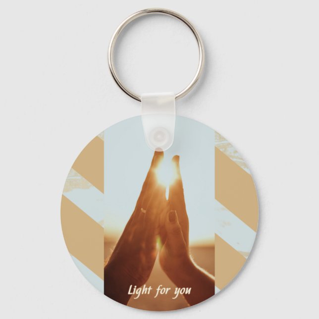 Sunlight Hands Keychain Nyckelring (Framsida)