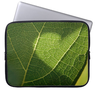 Sunlight Heart Leaf Electronic Bag Laptop Fodral