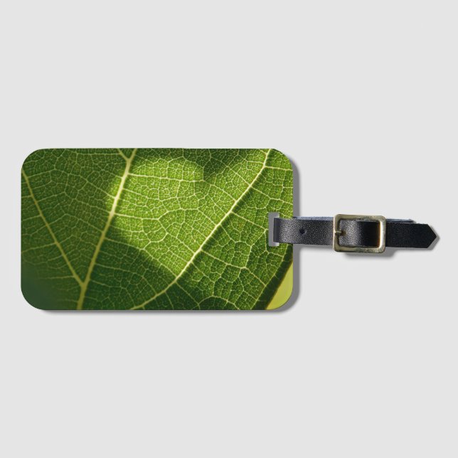 Sunlight Heart Luggage Tag  Bagagebricka (Framsida horisontal)