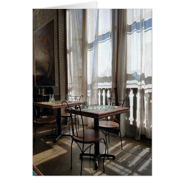 Sunlight in the Tea House Hälsningskort (Framsidan)